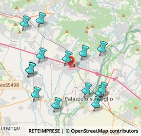 Mappa Via Guglielmo Marconi, 24060 Telgate BG, Italia (4.29286)