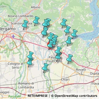 Mappa Via Guglielmo Marconi, 24060 Telgate BG, Italia (6.222)