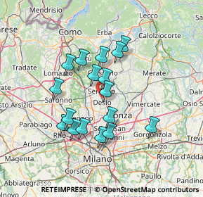 Mappa Via Milano, 20033 Desio MB, Italia (11.86412)