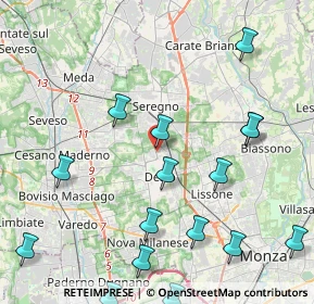 Mappa Via Milano, 20033 Desio MB, Italia (5.28188)