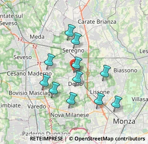 Mappa Via Milano, 20033 Desio MB, Italia (3.19091)