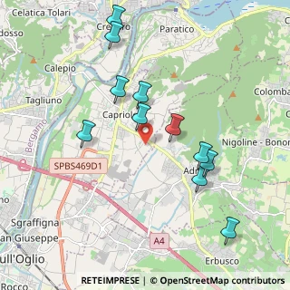 Mappa Via Mioletta, 25031 Capriolo BS, Italia (1.96364)