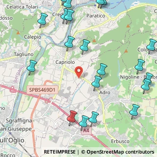 Mappa Via Mioletta, 25031 Capriolo BS, Italia (2.9705)