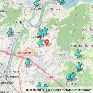 Mappa Via Mioletta, 25031 Capriolo BS, Italia (3.4495)