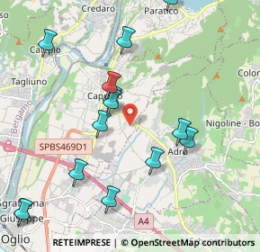 Mappa Via Mioletta, 25031 Capriolo BS, Italia (2.26143)