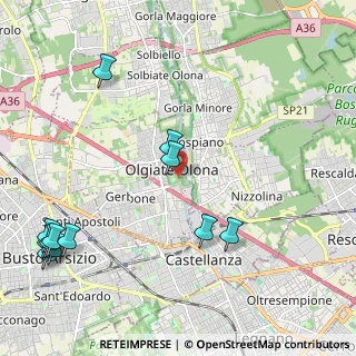 Mappa Via Tovo Giacomo, 21057 Olgiate Olona VA, Italia (2.7925)