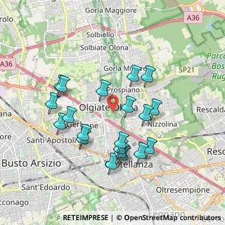 Mappa Via Tovo Giacomo, 21057 Olgiate Olona VA, Italia (1.7685)