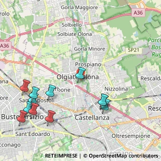 Mappa Via Tovo Giacomo, 21057 Olgiate Olona VA, Italia (2.59583)
