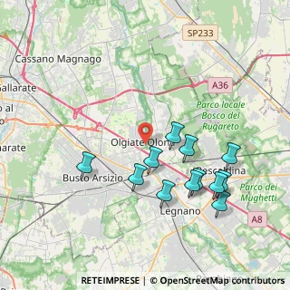 Mappa Via Tovo Giacomo, 21057 Olgiate Olona VA, Italia (3.89417)