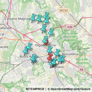 Mappa Via Tovo Giacomo, 21057 Olgiate Olona VA, Italia (3.55105)