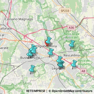 Mappa Via Tovo Giacomo, 21057 Olgiate Olona VA, Italia (3.81333)