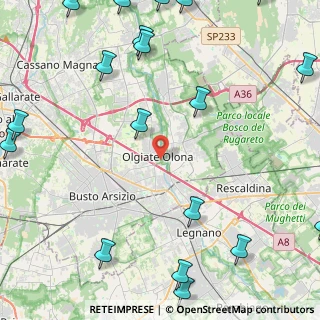 Mappa Via Tovo Giacomo, 21057 Olgiate Olona VA, Italia (6.962)