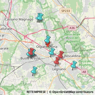 Mappa Via Tovo Giacomo, 21057 Olgiate Olona VA, Italia (3.79)