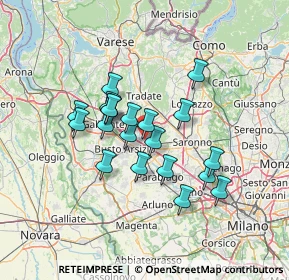 Mappa Via Generale Galvaligi, 21050 Marnate VA, Italia (10.9)