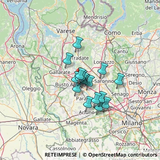 Mappa Via Generale Galvaligi, 21050 Marnate VA, Italia (8.85647)