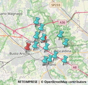 Mappa Via Generale Galvaligi, 21050 Marnate VA, Italia (2.92538)