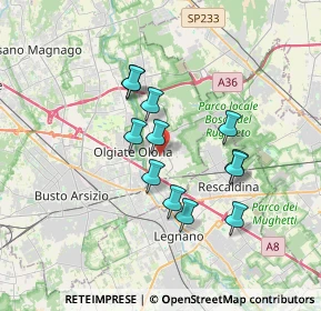 Mappa Via Generale Galvaligi, 21050 Marnate VA, Italia (2.86333)