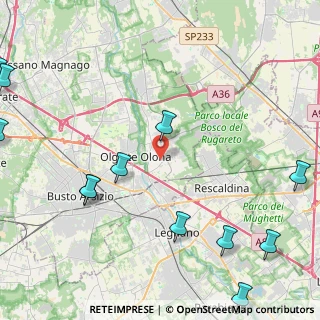 Mappa Via Generale Galvaligi, 21050 Marnate VA, Italia (6.3475)