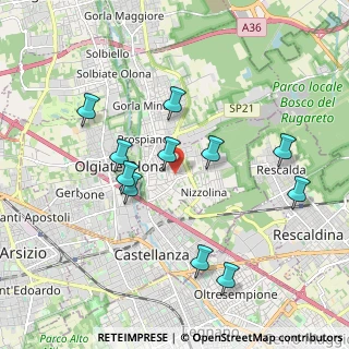 Mappa Via Generale Galvaligi, 21050 Marnate VA, Italia (1.87545)