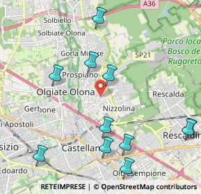 Mappa Via Generale Galvaligi, 21050 Marnate VA, Italia (2.42364)