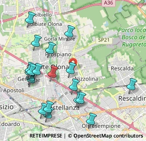 Mappa Via Generale Galvaligi, 21050 Marnate VA, Italia (2.2815)