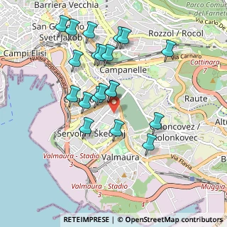 Mappa Via Zara, 34145 Trieste TS, Italia (0.907)