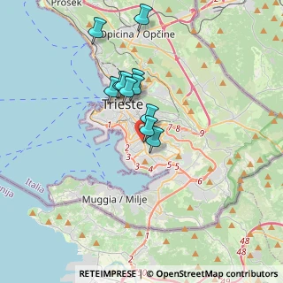 Mappa Via Zara, 34145 Trieste TS, Italia (2.85364)