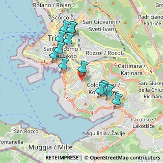 Mappa Via Zara, 34145 Trieste TS, Italia (1.75538)