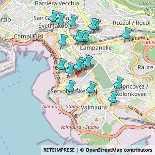 Mappa Via del Roncheto, 34145 Trieste TS, Italia (0.8605)