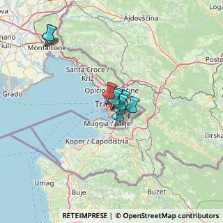 Mappa Via del Roncheto, 34145 Trieste TS, Italia (9.66)
