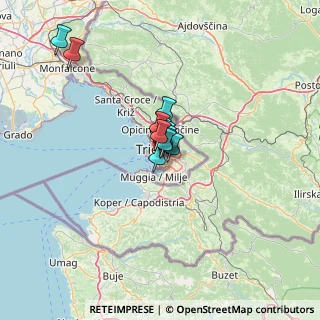 Mappa Via del Roncheto, 34145 Trieste TS, Italia (6.88667)