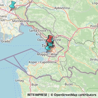 Mappa Via del Roncheto, 34145 Trieste TS, Italia (27.74429)