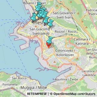 Mappa Via del Roncheto, 34145 Trieste TS, Italia (2.42571)