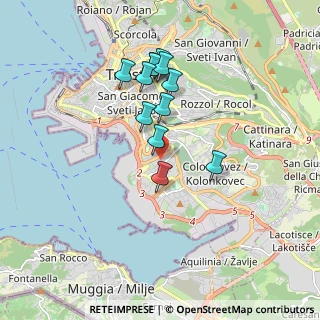 Mappa Via del Roncheto, 34145 Trieste TS, Italia (1.52083)