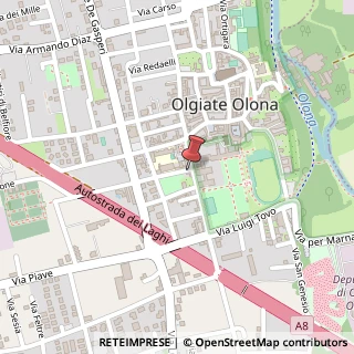 Mappa Via Gonzaga, 3, 21057 Olgiate Olona, Varese (Lombardia)