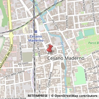 Mappa Via Alessandro Volta, 23, 20811 Cesano Maderno, Monza e Brianza (Lombardia)