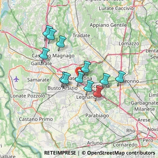 Mappa Via Valle, 21050 Marnate VA, Italia (6.015)
