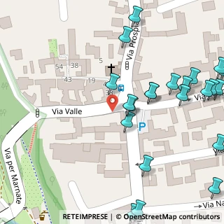 Mappa Via Valle, 21050 Marnate VA, Italia (0.09963)