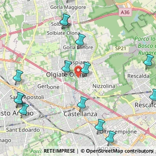 Mappa Via Valle, 21050 Marnate VA, Italia (3.08188)