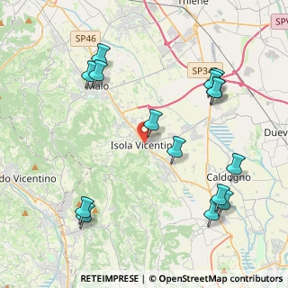 Mappa Via Guglielmo Marconi, 36033 Isola Vicentina VI, Italia (4.79467)