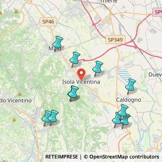 Mappa Via Guglielmo Marconi, 36033 Isola Vicentina VI, Italia (4.36727)