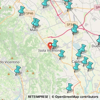 Mappa Via Guglielmo Marconi, 36033 Isola Vicentina VI, Italia (6.0875)
