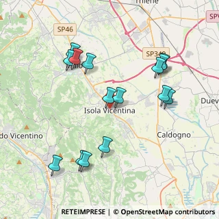 Mappa Via Guglielmo Marconi, 36033 Isola Vicentina VI, Italia (4.06867)