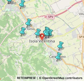 Mappa Via Guglielmo Marconi, 36033 Vicenza VI, Italia (1.68364)