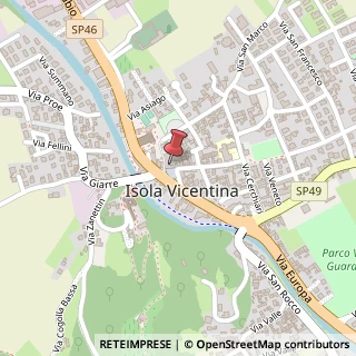 Mappa Piazza Guglielmo Marconi, 14, 36033 Isola Vicentina, Vicenza (Veneto)