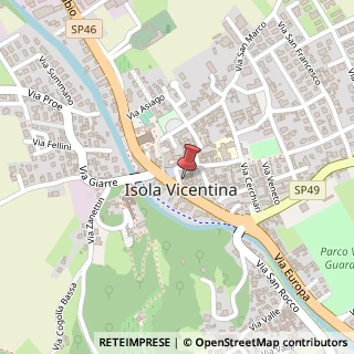 Mappa Piazza Guglielmo Marconi, 20, 36033 Isola Vicentina, Vicenza (Veneto)
