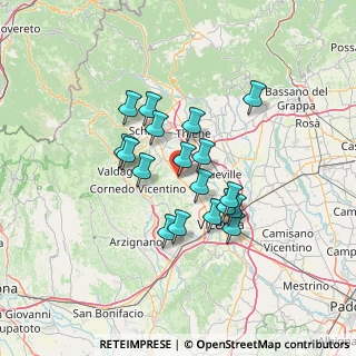 Mappa Via Guglielmo Marconi, 36033 Vicenza VI, Italia (10.68278)