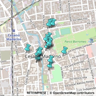 Mappa Via 4 Novembre, 20811 Cesano Maderno MB, Italia (0.1425)