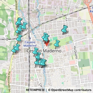 Mappa Via 4 Novembre, 20811 Cesano Maderno MB, Italia (0.5095)