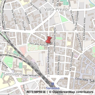 Mappa Viale Rimembranze, 62, 21047 Saronno, Varese (Lombardia)